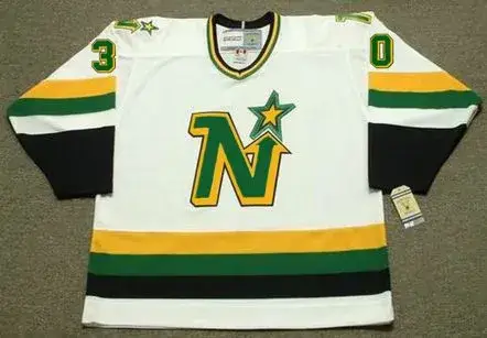 JON CASEY Minnesota North Stars 1989 Home CCM NHL Vintage Throwback Jersey