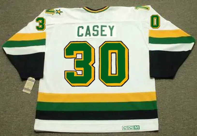 JON CASEY Minnesota North Stars 1989 Home CCM NHL Vintage Throwback Jersey 