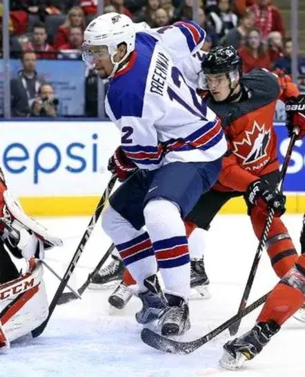 JORDAN GREENWAY 2017 USA Nike Throwback Hockey Jersey 
