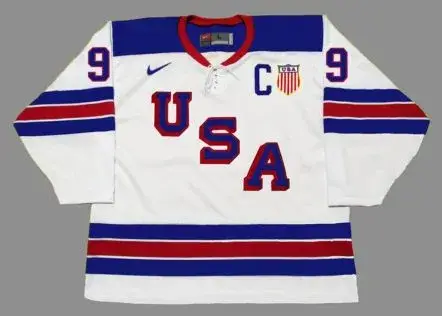 LUKE KUNIN 2016 USA Nike Throwback Hockey Jersey