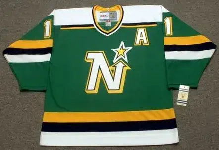 MIKE GARTNER Minnesota North Stars 1989 Away CCM NHL Vintage Throwback Jersey