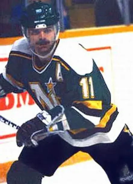 MIKE GARTNER Minnesota North Stars 1989 Away CCM NHL Vintage Throwback Jersey 