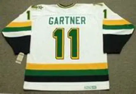 MIKE GARTNER Minnesota North Stars 1989 Home CCM NHL Vintage Throwback Jersey 