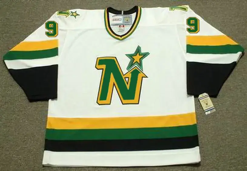 MIKE MODANO Minnesota North Stars 1991 Home CCM NHL Vintage Throwback Jersey