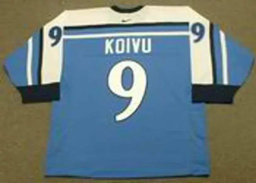 MIKKO KOIVU Team Finland Nike Olympic Throwback Hockey Jersey 