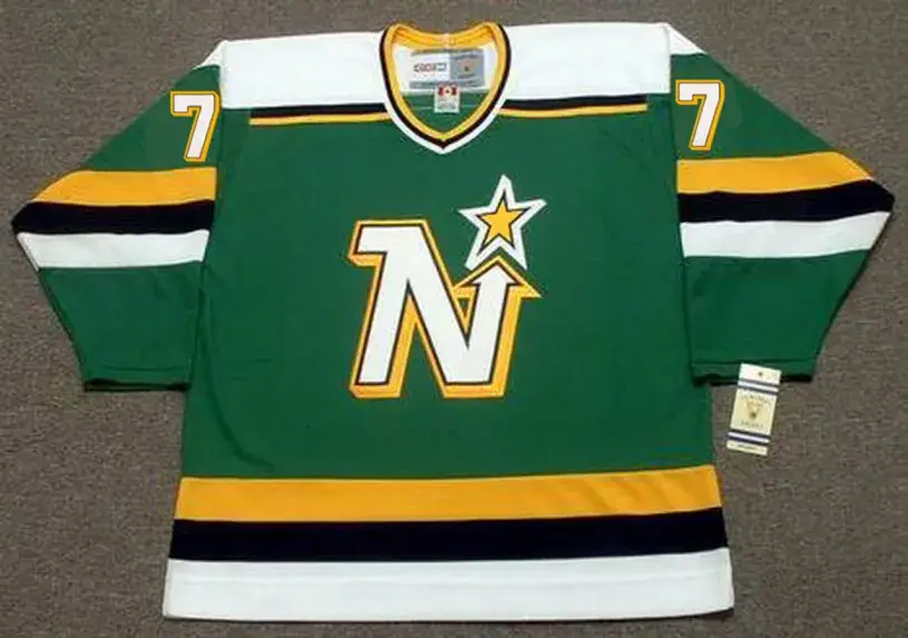 NEAL BROTEN Minnesota North Stars 1989 Away CCM NHL Vintage Throwback Jersey