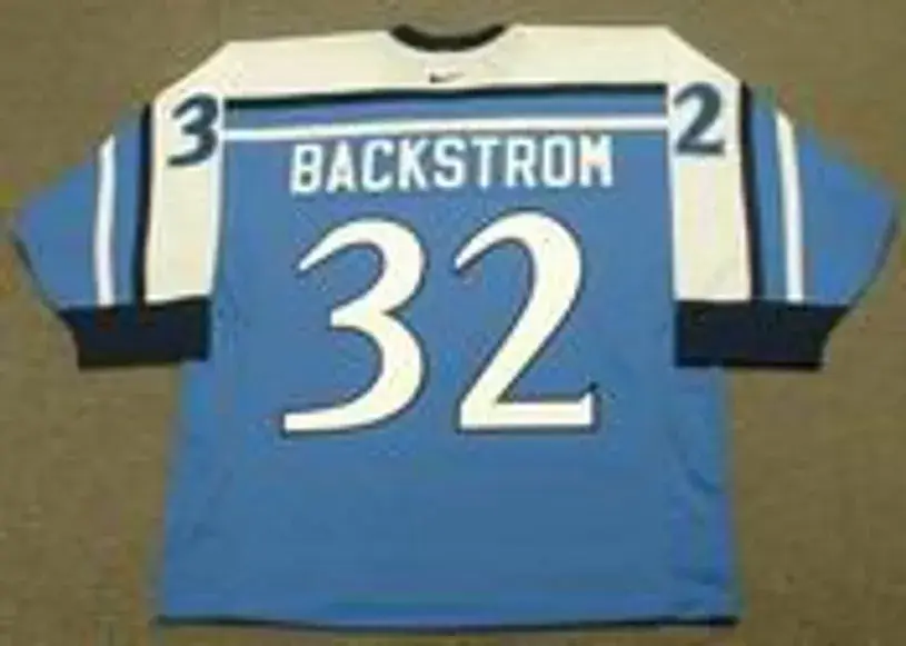 NIKLAS BACKSTROM Team Finland Nike Olympic Throwback Hockey Jersey 