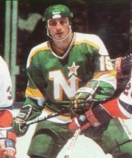 PAUL HOLMGREN Minnesota North Stars 1984 CCM Vintage Throwback NHL Jersey 