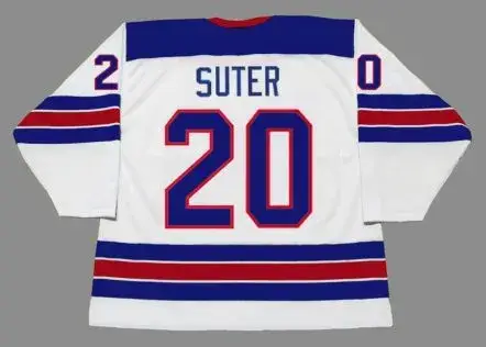 RYAN SUTER 2010 USA Nike Olympic Throwback Hockey Jersey 