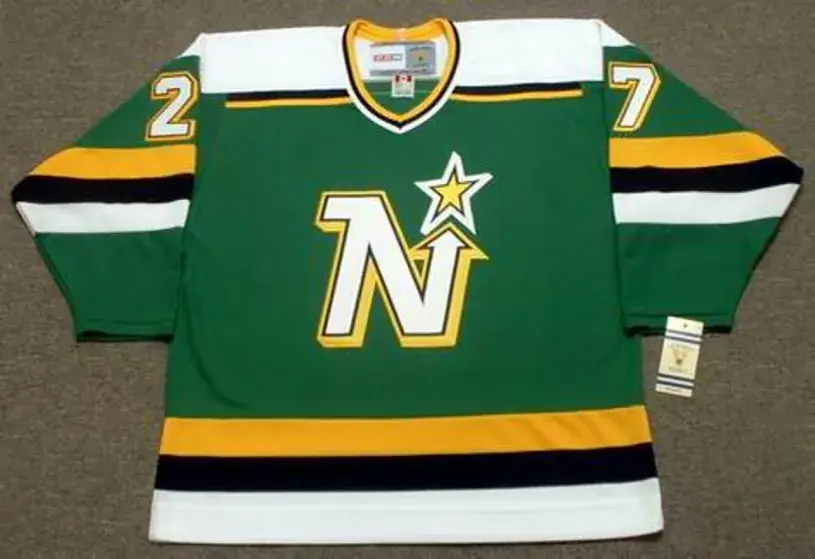 SHANE CHURLA Minnesota North Stars 1989 CCM Vintage Throwback NHL Jersey