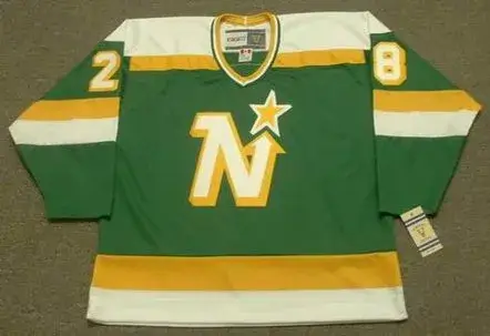 STEVE CHRISTOFF Minnesota North Stars 1981 CCM Vintage Throwback NHL Jersey