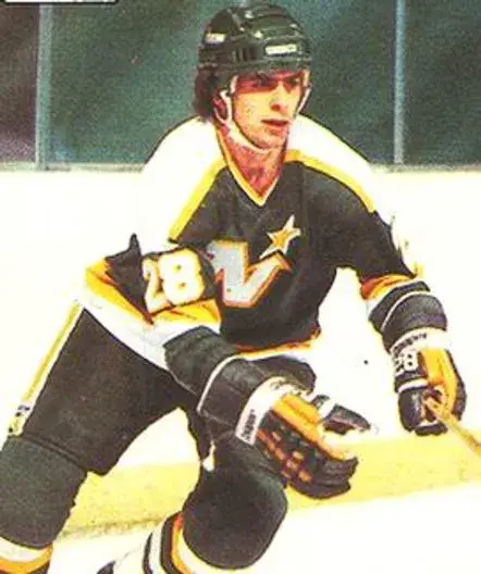 STEVE CHRISTOFF Minnesota North Stars 1981 CCM Vintage Throwback NHL Jersey 