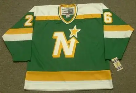 STEVE PAYNE Minnesota North Stars 1981 CCM Vintage Throwback NHL Jersey
