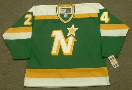 WILLI PLETT Minnesota North Stars 1983 CCM Vintage Throwback NHL Jersey
