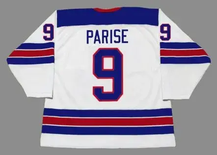 ZACH PARISE 2010 USA Nike Olympic Throwback Hockey Jersey 