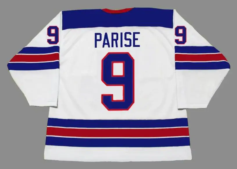 ZACH PARISE 2010 USA Nike Olympic Throwback Hockey Jersey 