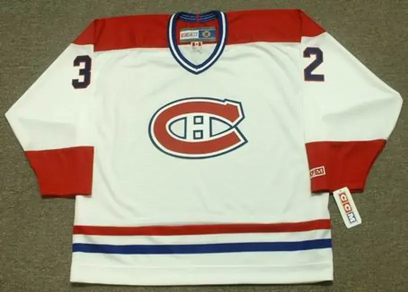 CLAUDE LEMIEUX Montreal Canadiens 1986 CCM Throwback Home NHL Jersey