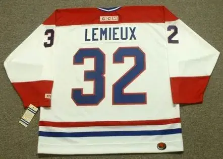 CLAUDE LEMIEUX Montreal Canadiens 1986 CCM Throwback Home NHL Jersey 