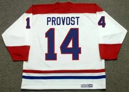 CLAUDE PROVOST Montreal Canadiens 1968 Away CCM NHL Throwback Hockey Jersey