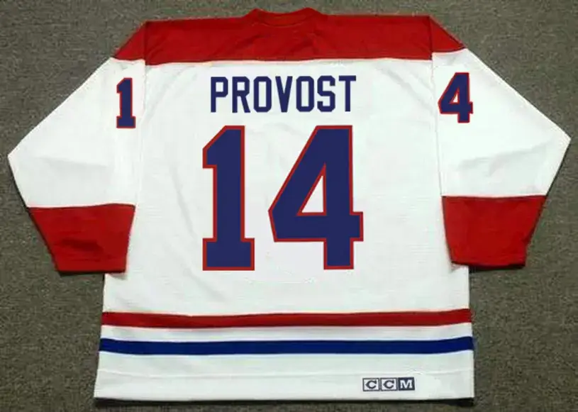 CLAUDE PROVOST Montreal Canadiens 1968 Away CCM NHL Throwback Hockey Jersey