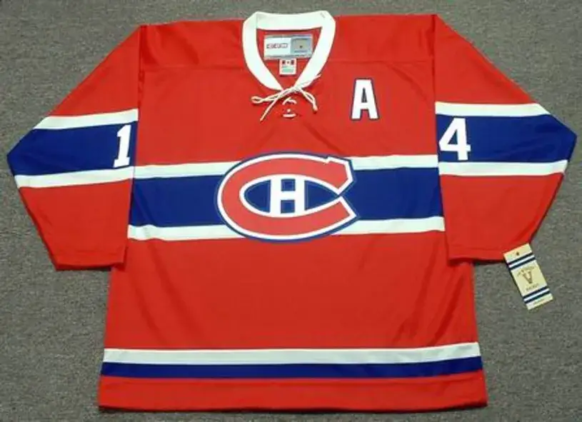CLAUDE PROVOST Montreal Canadiens 1968 Home CCM Throwback NHL Hockey Jersey