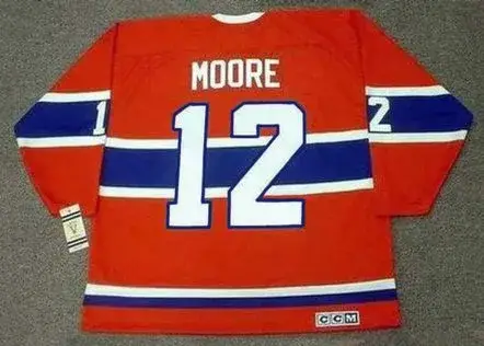DICKIE MOORE Montreal Canadiens 1959 Home CCM NHL Throwback Hockey Jersey 