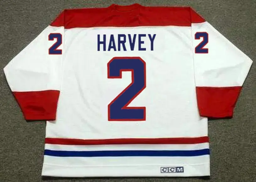 DOUG HARVEY Montreal Canadiens 1959 Away CCM NHL Throwback Hockey Jersey
