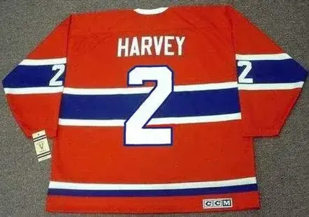 DOUG HARVEY Montreal Canadiens 1959 Home CCM NHL Throwback Hockey Jersey 