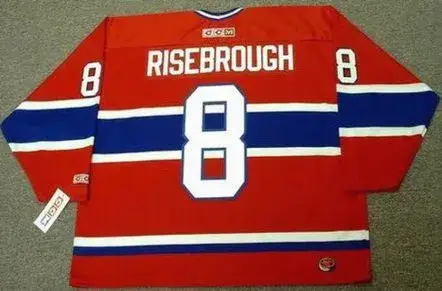 DOUG RISEBROUGH Montreal Canadiens 1979 CCM Throwback Away NHL Hockey Jersey 