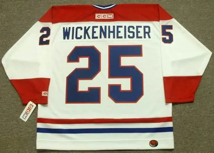 DOUG WICKENHEISER Montreal Canadiens 1982 CCM Throwback Home NHL Jersey 