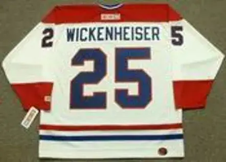 DOUG WICKENHEISER Montreal Canadiens 1982 CCM Throwback Home NHL Jersey 