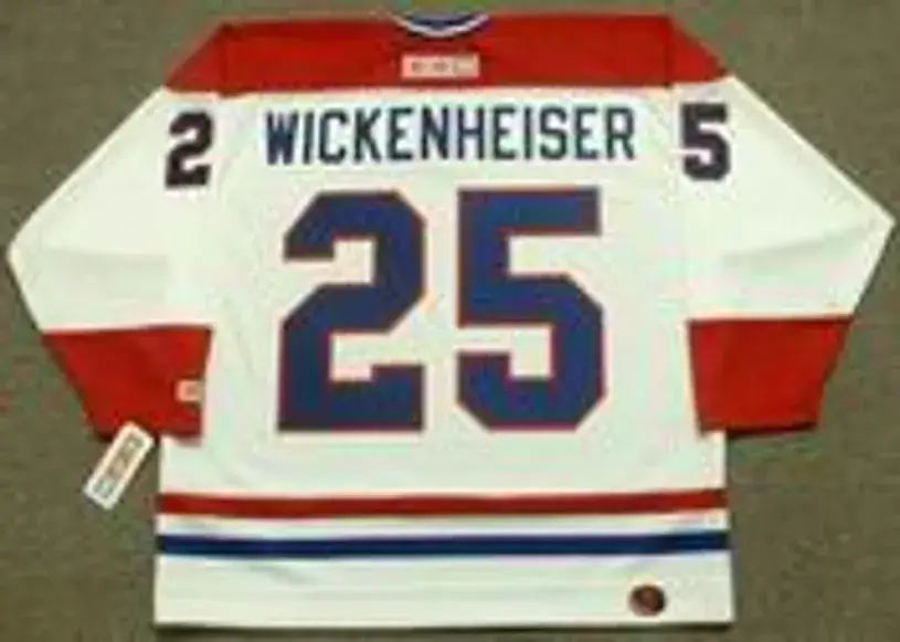 DOUG WICKENHEISER Montreal Canadiens 1982 CCM Throwback Home NHL Jersey 