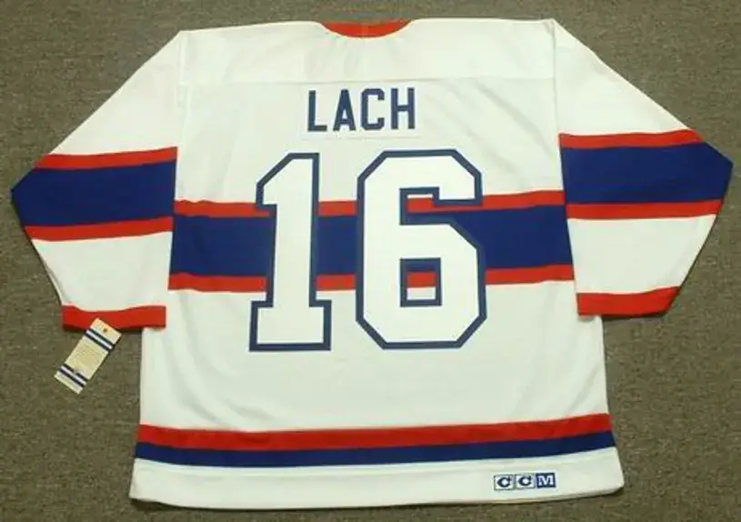 ELMER LACH Montreal Canadiens 1946 CCM Vintage Throwback NHL Jersey 