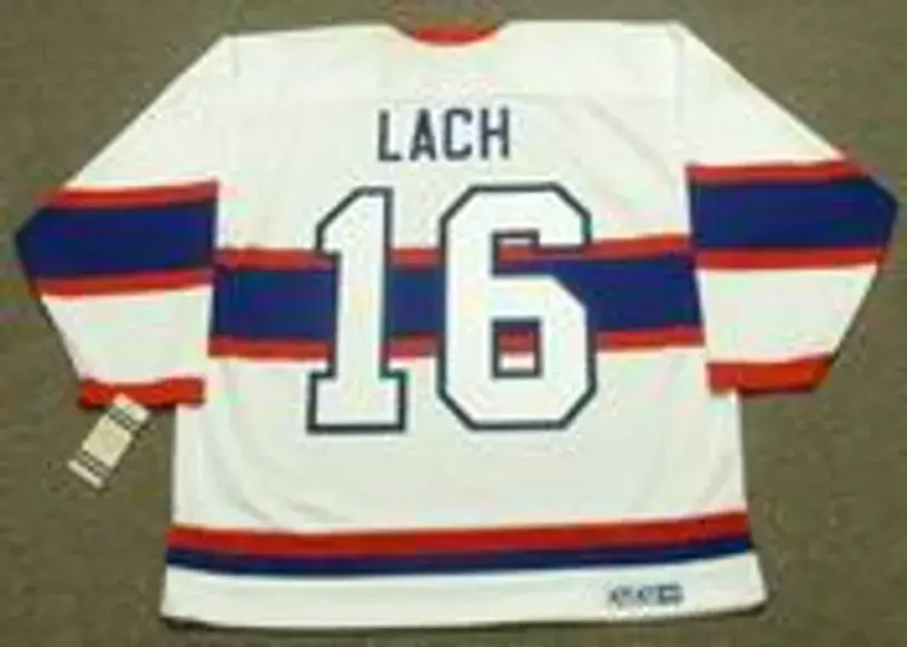 ELMER LACH Montreal Canadiens 1946 CCM Vintage Throwback NHL Jersey 
