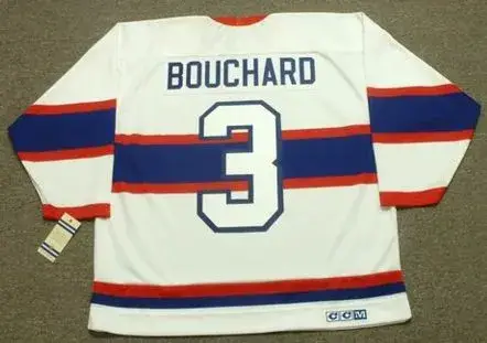 EMILE BOUCHARD Montreal Canadiens 1946 CCM Vintage Throwback NHL Jersey 
