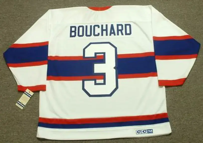 EMILE BOUCHARD Montreal Canadiens 1946 CCM Vintage Throwback NHL Jersey 
