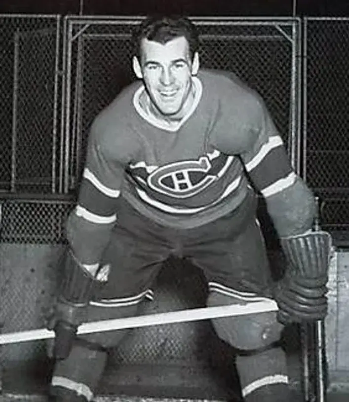 EMILE BOUCHARD Montreal Canadiens 1946 CCM Vintage Throwback NHL Jersey 