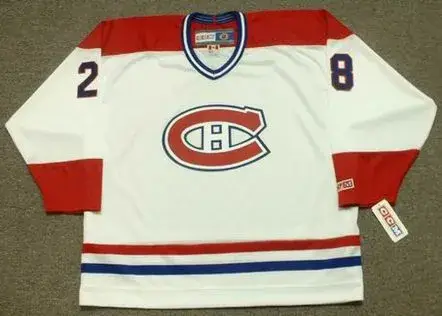 ERIC DESJARDINS Montreal Canadiens 1993 Home CCM Throwback NHL Hockey Jersey