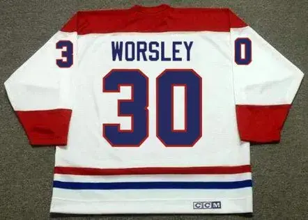 GUMP WORSLEY Montreal Canadiens 1965 Away CCM NHL Throwback Hockey Jersey