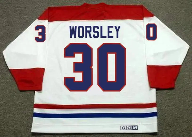 GUMP WORSLEY Montreal Canadiens 1965 Away CCM NHL Throwback Hockey Jersey