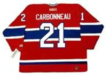 GUY CARBONNEAU Montreal Canadiens 1993 Away CCM Throwback NHL Hockey Jersey 