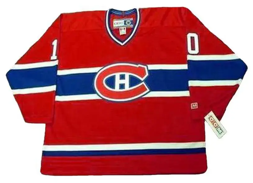 GUY LAFLEUR Montreal Canadiens 1983 CCM Throwback Away NHL Jersey