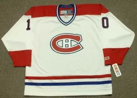 GUY LAFLEUR Montreal Canadiens 1983 CCM Throwback Home NHL Jersey
