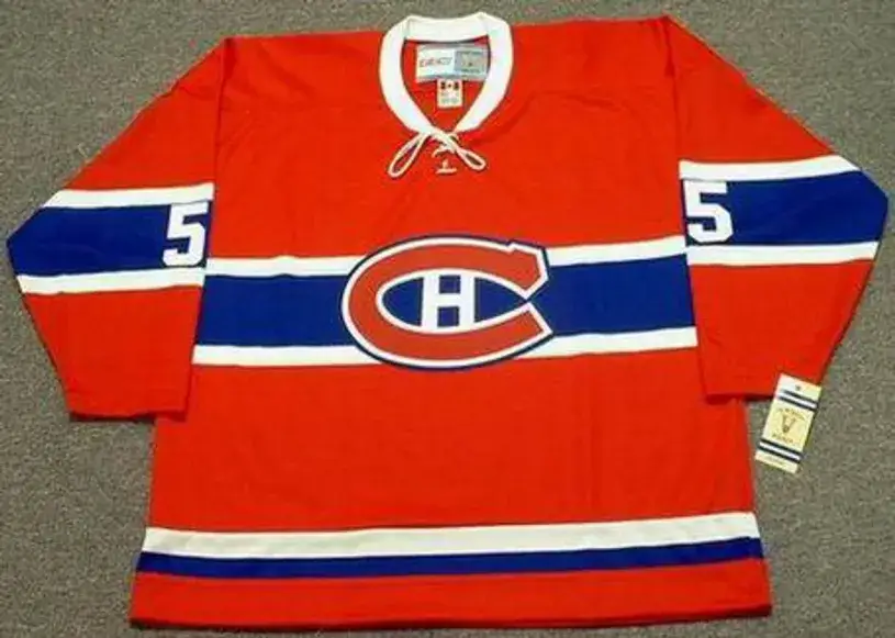GUY LAPOINTE Montreal Canadiens 1971 CCM Vintage Throwback NHL Hockey Jersey