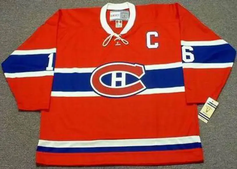 HENRI RICHARD Montreal Canadiens 1973 Away CCM Throwback NHL Hockey Jersey