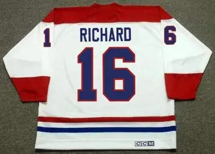 HENRI RICHARD Montreal Canadiens 1973 Home CCM NHL Throwback Hockey Jersey