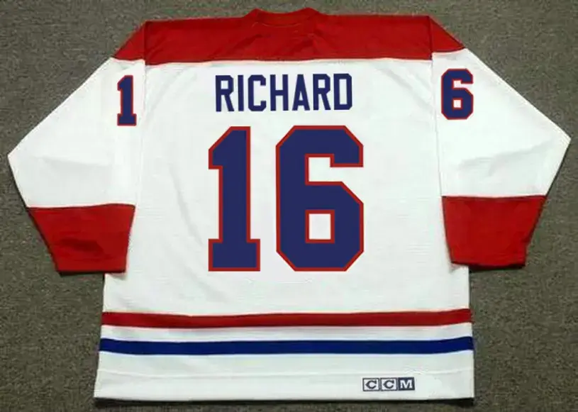 HENRI RICHARD Montreal Canadiens 1973 Home CCM NHL Throwback Hockey Jersey