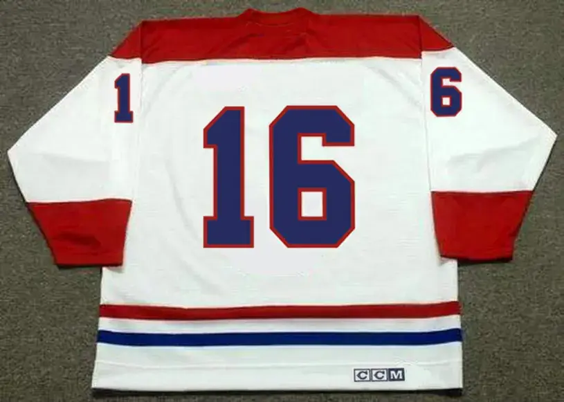HENRI RICHARD Montreal Canadiens 1973 Home CCM NHL Throwback Hockey Jersey 