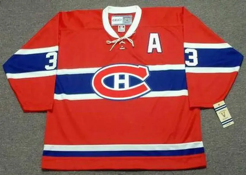 J.C. TREMBLAY Montreal Canadiens 1971 Away CCM Throwback NHL Hockey Jersey