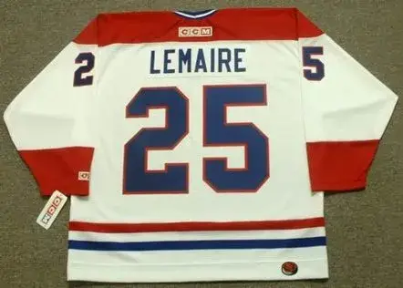 JACQUES LEMAIRE Montreal Canadiens 1978 CCM Throwback Home NHL Jersey 